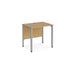 Maestro 25 straight 4 leg narrow office desk Desking Dams 