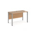 Maestro 25 straight 4 leg narrow office desk Desking Dams 