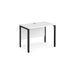 Maestro 25 straight 4 leg narrow office desk Desking Dams 