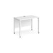 Maestro 25 straight 4 leg narrow office desk Desking Dams 