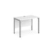 Maestro 25 straight 4 leg narrow office desk Desking Dams 