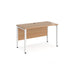 Maestro 25 straight 4 leg narrow office desk Desking Dams 