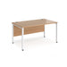 Maestro 25 straight 4 leg office desk Desking Dams 