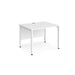 Maestro 25 straight 4 leg office desk Desking Dams 