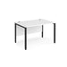 Maestro 25 straight 4 leg office desk Desking Dams 