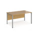 Maestro 25 straight 4 leg office desk Desking Dams 