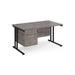 Maestro 25 straight office desk with 2 drawer pedestal Desking Dams 