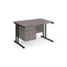 Maestro 25 straight office desk with 2 drawer pedestal Desking Dams 