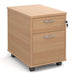 Maestro Mobile Under Desk Pedestal PEDESTALS Dams Beech 2 Drawers 