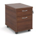 Maestro Mobile Under Desk Pedestal PEDESTALS Dams Walnut 2 Drawers 