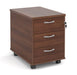 Maestro Mobile Under Desk Pedestal PEDESTALS Dams Walnut 3 Drawers 