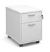 Maestro Mobile Under Desk Pedestal PEDESTALS Dams White 2 Drawers 