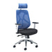 Maldini Mesh Back Office Chair -White Frame Mesh Office Chairs TC Group Blue 