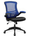 Marlos Moon Two Tone Mesh Back Office Chair Mesh Office Chairs Nautilus Designs Blue 