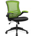 Marlos Moon Two Tone Mesh Back Office Chair Mesh Office Chairs Nautilus Designs Green 