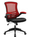 Marlos Moon Two Tone Mesh Back Office Chair Mesh Office Chairs Nautilus Designs Red 