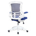 Marlos Moon White Frame Mesh Back Office Chair Mesh Office Chairs Nautilus Designs 