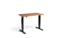 Mini Height Adjustable Desk 1000 x 600mm Desking Lavoro Black Beech 