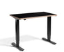 Mini Height Adjustable Desk 1000 x 600mm Desking Lavoro Black Black / Ply Edge 