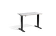 Mini Height Adjustable Desk 1000 x 600mm Desking Lavoro Black Cascina Pine 