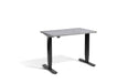 Mini Height Adjustable Desk 1000 x 600mm Desking Lavoro Black Concrete 