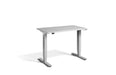 Mini Height Adjustable Desk 1000 x 600mm Desking Lavoro Silver Cascina Pine 