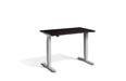 Mini Height Adjustable Desk 1000 x 600mm Desking Lavoro Silver Wenge 