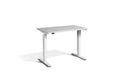 Mini Height Adjustable Desk 1000 x 600mm Desking Lavoro White Grey 