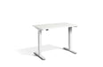 Mini Height Adjustable Desk 1000 x 600mm Desking Lavoro White White 