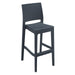 Mint Bar Stool - Dark Grey Café Furniture zaptrading 