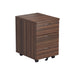 Mobile Under Desk Pedestal PEDESTALS TC Group Walnut 3 Drawers 