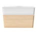 Modular Reception Straight Unit RECEPTION TC Group 800mm x 800mm With Counter Top Maple White