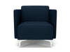 Napa Slim Arm 75cm Wide Armchair in Camira Era Fabric Armchairs Dynamic Office Solutions 