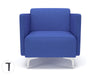 Napa Slim Arm 75cm Wide Armchair in Camira Era Fabric Armchairs Dynamic Office Solutions 