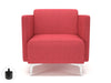 Napa Slim Arm 75cm Wide Armchair in Camira Era Fabric Armchairs Dynamic Office Solutions 