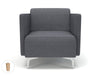 Napa Slim Arm 75cm Wide Armchair in Camira Era Fabric Armchairs Dynamic Office Solutions 