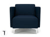 Napa Slim Arm 75cm Wide Armchair in Camira Era Fabric Armchairs Dynamic Office Solutions 