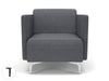 Napa Slim Arm 75cm Wide Armchair in Camira Era Fabric Armchairs Dynamic Office Solutions 