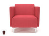 Napa Slim Arm 75cm Wide Armchair in Camira Era Fabric Armchairs Dynamic Office Solutions 