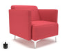 Napa Slim Arm 75cm Wide Armchair in Camira Era Fabric Armchairs Dynamic Office Solutions 