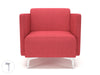 Napa Slim Arm 75cm Wide Armchair in Camira Era Fabric Armchairs Dynamic Office Solutions 