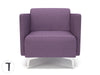 Napa Slim Arm 75cm Wide Armchair in Camira Era Fabric Armchairs Dynamic Office Solutions 