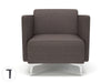 Napa Slim Arm 75cm Wide Armchair in Camira Era Fabric Armchairs Dynamic Office Solutions 