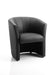 Neo Single Tub Visitor Dynamic Office Solutions Black Leather 