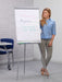 Non Magnetic Telescopic Flip Chart Easel Spaceright 