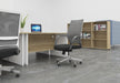 Office Bookcase 1200mm High Book Case - Oak BOOKCASES TC Group 