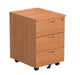 Office Hippo Heavy Duty 3 Drawer Beech Mobile Pedestal TC Group 