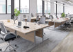 One Cantilever Rectangular Office Desk - 800mm Deep Rectangular Office Desks TC Group 