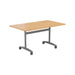 One Tilting Meeting Table 700mm Deep Tilting Meeting Tables TC Group Beech 1200mm x 700mm 