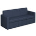 Oslo square back 3 seater office sofa 1880mm wide Soft Seating Dams Range Blue 